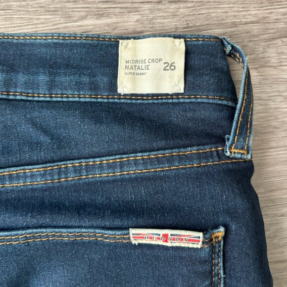 Hudson Jeans Natalie Mid Rise Cropped Jeans - Picture 3 of 5